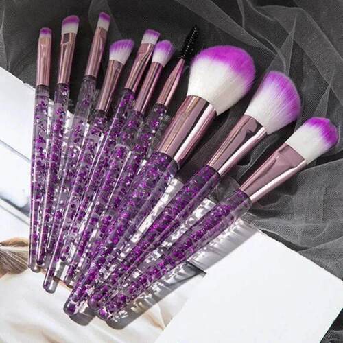 10PCS Makeup Brush Set Professional Super soft detail brush