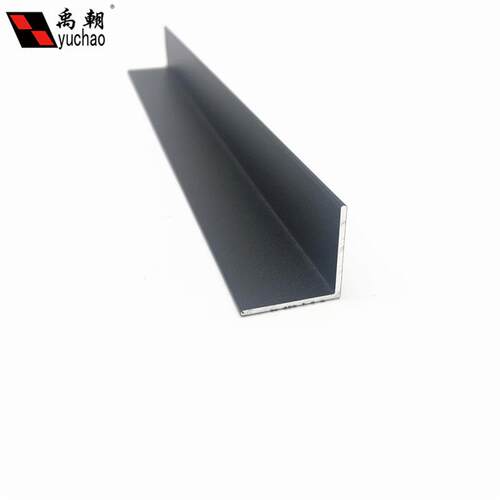角铝20X20x金1mm铝合材直角烤TMV漆黑色型包边三角边l等型铝合金