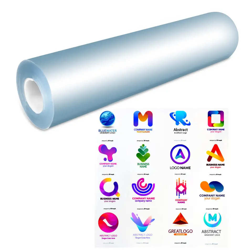 UV水晶标AB转印膜转印贴打印膜感压贴水晶标多功能卷筒uv水晶膜