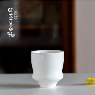 家用盖碗茶具壶承干泡 由至纸白釉建水陶瓷茶洗茶渣缸水盂带盖日式