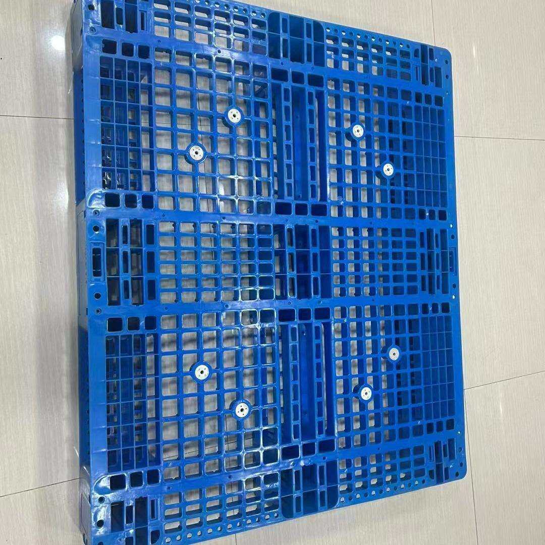 网格川字塑料托盘叉车托板物流立体库货架防潮垫板仓库卡板拖盘