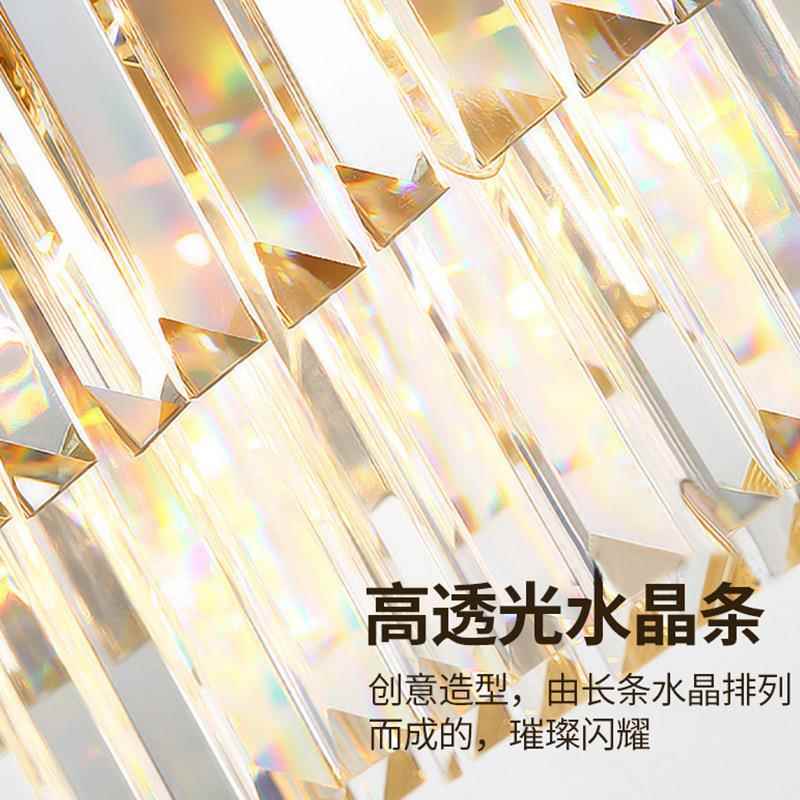 晶吸顶灯护卧室家灯用水餐厅书房简欧房间眼灯具LED客厅7156B轻奢