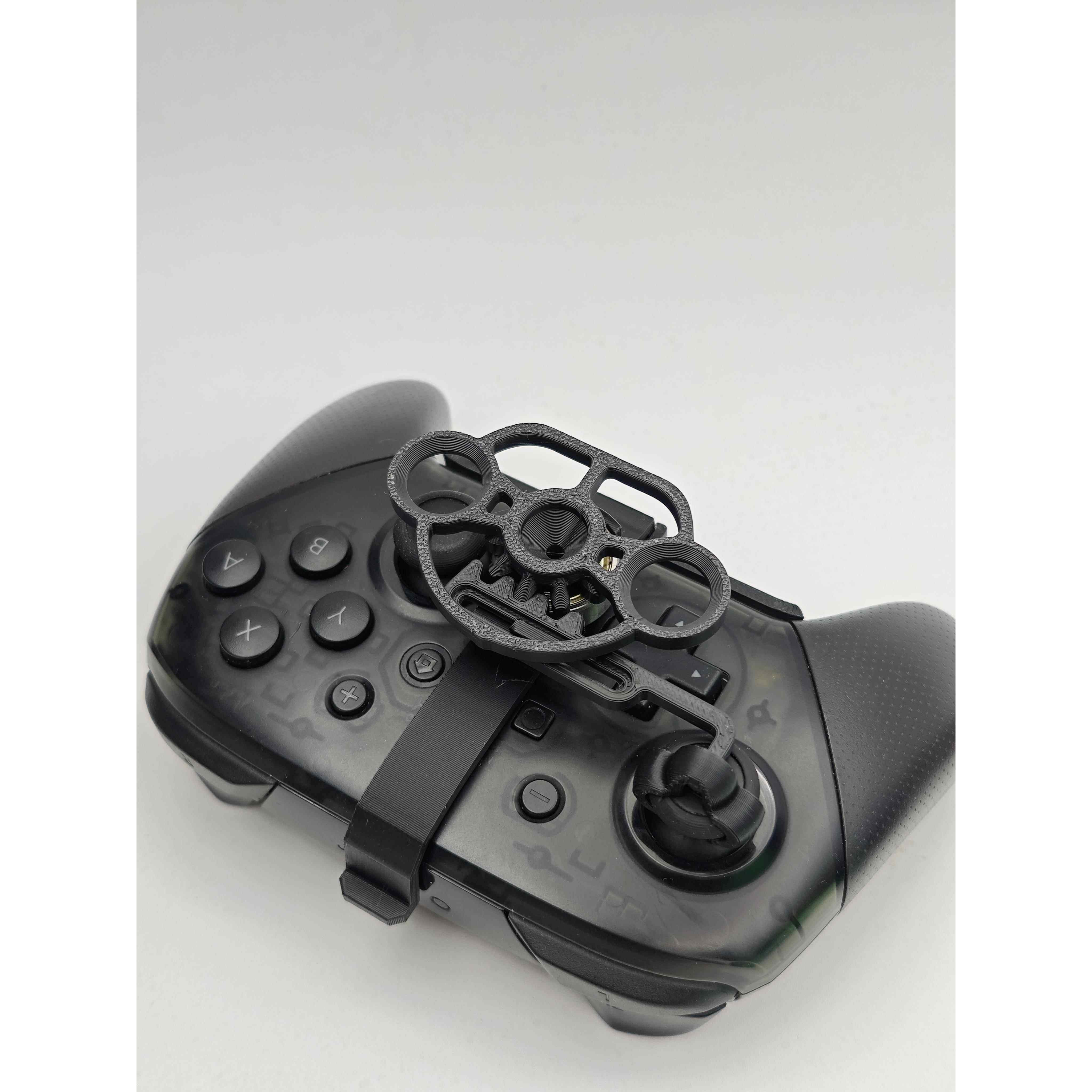 switch pro 3d打印手柄PC赛车游戏彷真模拟驾驶器 方向盘 转向盘