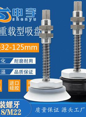 真空吸盘座重载带缓冲直通型ZPT63HNJ75-B01-A18ZPT63HNJ75