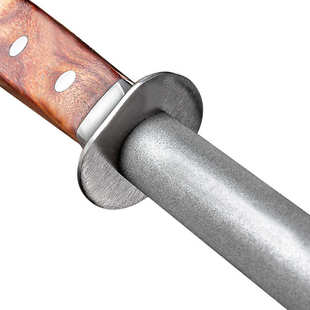 磨刀棒 厂家热销现货高硬度屠夫专用磨刀器实木手柄厨房工具好用