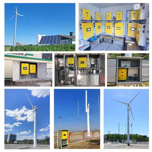 定制0户外风力发逆电机并网控制变一体机1KW15KW20XOOKW3K0W