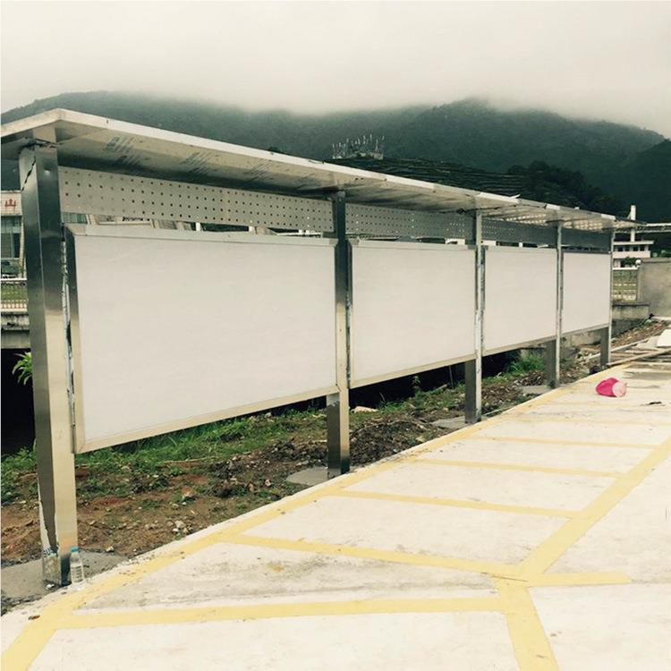 不锈钢宣传栏463校园告户外广告牌公展栏示架告示栏栏报展架