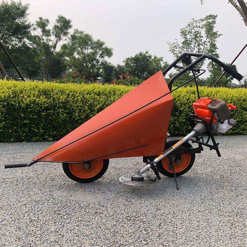 小型玉米辣椒收割机全新大豆秸秆多功能手推式汽油家用割晒机