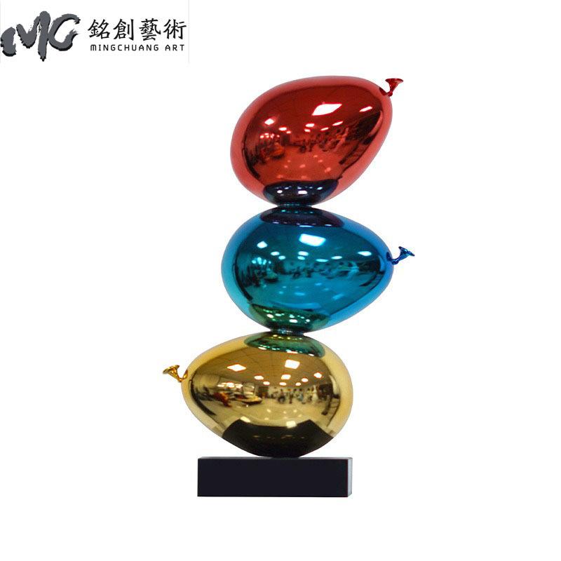 商场美陈玻璃钢仿真气球雕塑大型游乐园酒店节日婚庆道具装饰摆件