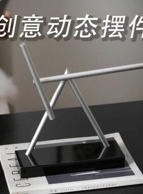 混摆沌摆永动机A3AifDsF创意厅件客居商用桌面家商务礼品