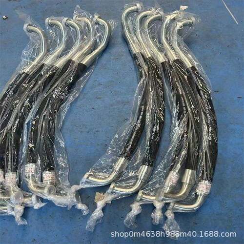 PC200挖掘机耐高温油管水管钢丝缠绕液压软管总成