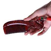 紫檀实木密齿木梳按摩梳子美发梳礼品紫檀木质礼品文玩批