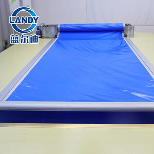 蓝尔迪轨道泳池盖可池上明装、暗装 承重250kg hidden pool cover