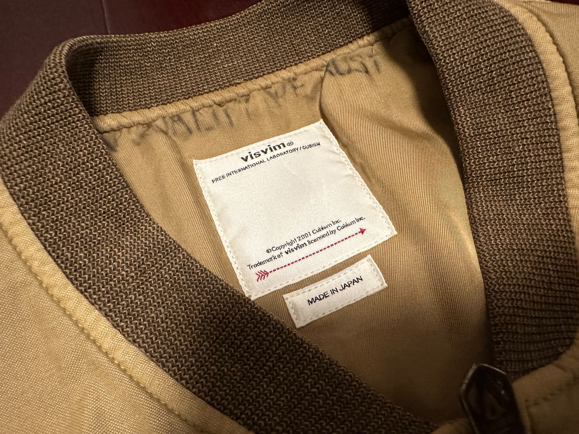 VISVIM THORSON II ALT. Flight Jacket — back