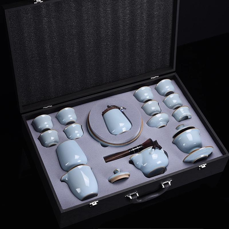 官窑茶具套装轻奢高档陶瓷茶壶茶杯一整套家用2025新款泡茶用品
