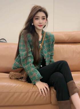 欧洲站女装2026秋季新款小众设计高级感轻熟风修身显瘦外套女春秋
