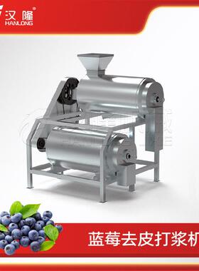 全自动工业不锈钢蓝莓去皮打浆机水果草莓樱桃苹果打浆取浆设备