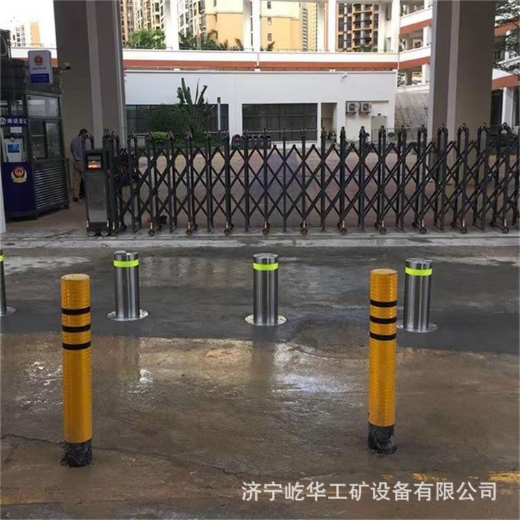 全自动液压升降柱电动伸缩地桩智能防撞路障不锈钢防撞车档