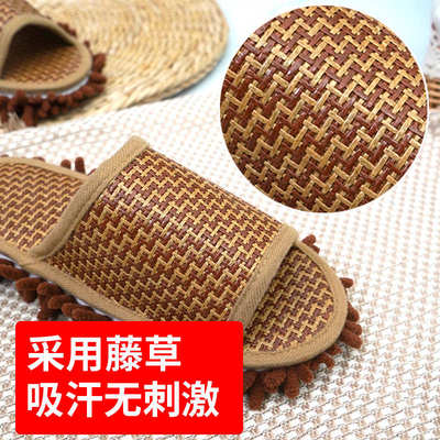 夏季懒人擦地拖鞋拖地拖鞋室内静音木地板清洁拖鞋鞋底可拆洗