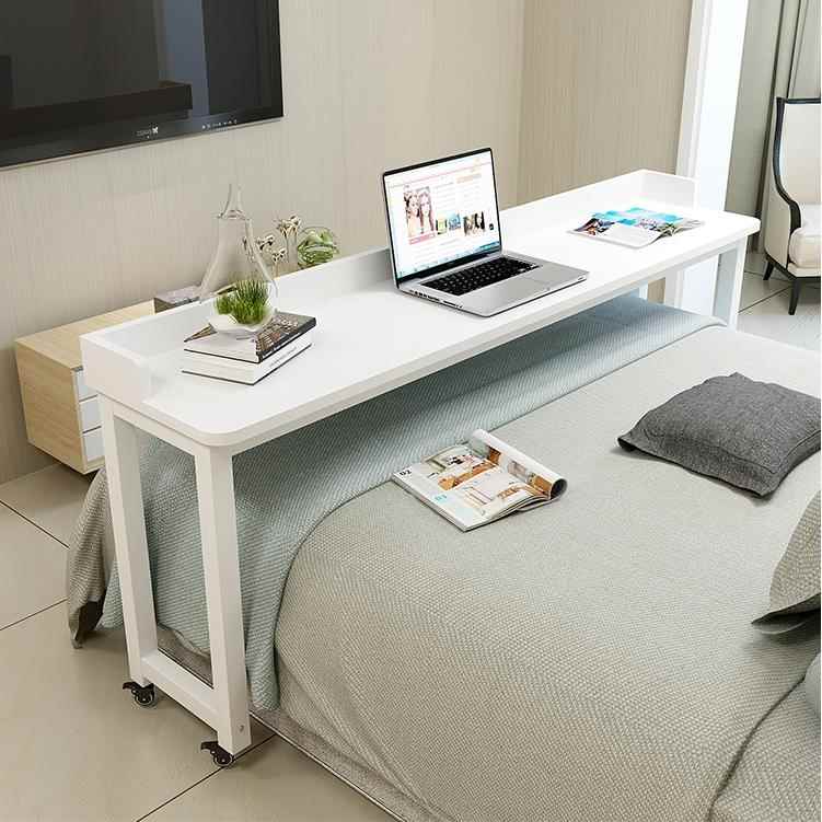 K8跨床桌可移动床尾桌家用床边桌笔记本台式电脑桌懒人床上书桌定