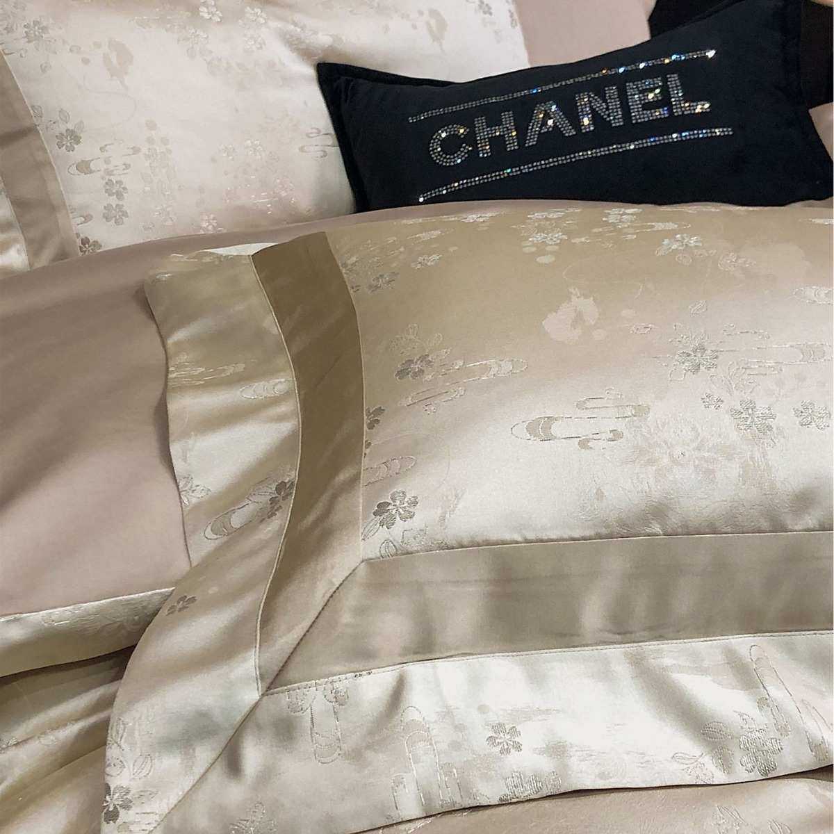 裸睡轻风棉被全奢套欧式四件套长绒棉床上用品锦缎高精密提花140s,床上用品,床品套件/四件套/多件套,淘宝优惠券,粉丝福利购,淘宝优惠卷