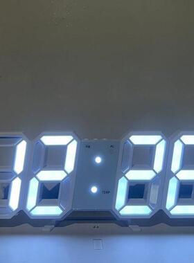 3D LED Digital Alarm Clock Electronic Luminous Night Table