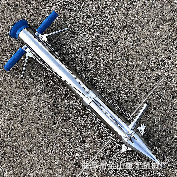 小型烤烟苗栽培移栽器家用辣椒茄子苗栽苗器手提式不锈钢栽苗器