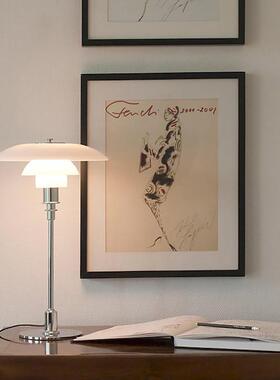 丹麦经典PH3创意卧室床头台灯 北欧简约客厅书房阅读玻璃装饰台灯