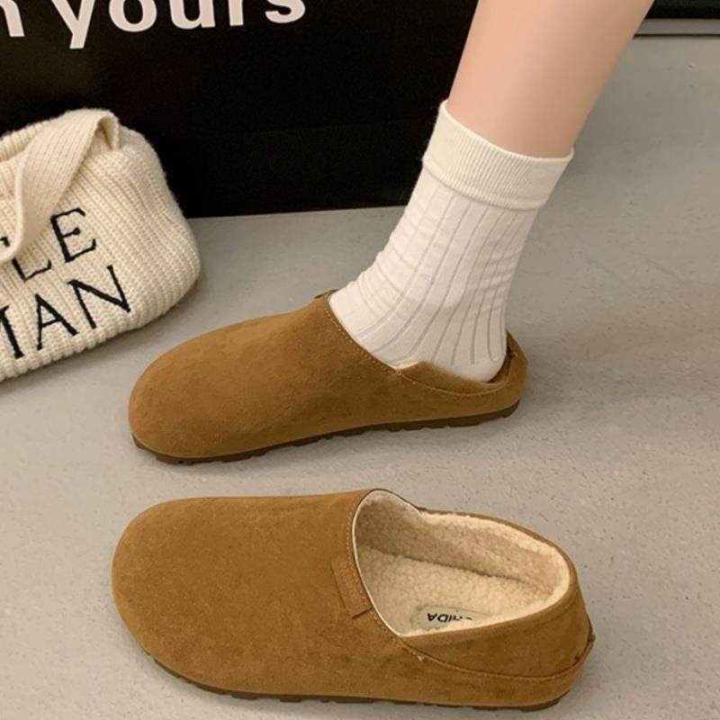 春季软面一脚蹬懒人勃肯鞋女加绒2026新款软底豆豆鞋两穿全0121n,女鞋,浅口单鞋,淘宝优惠券,粉丝福利购,淘宝优惠卷