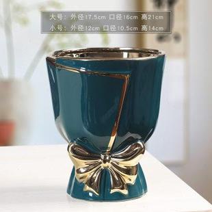 家用室内阳台蝴蝶兰专用盆绿植盆栽 北欧简约花盆陶瓷大号创意个性