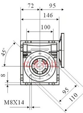 涡130111轮蜗杆速步进电机130M步进电机大扭矩5减00N.减速比可选