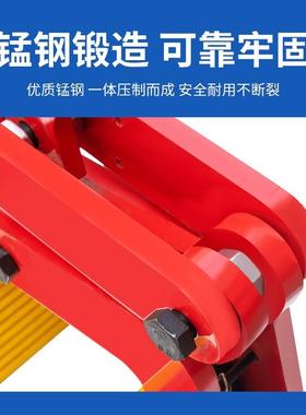 石搬运石材VZL吊沿装路夹板石板起大重夹吊具路侧安装石大理石钳