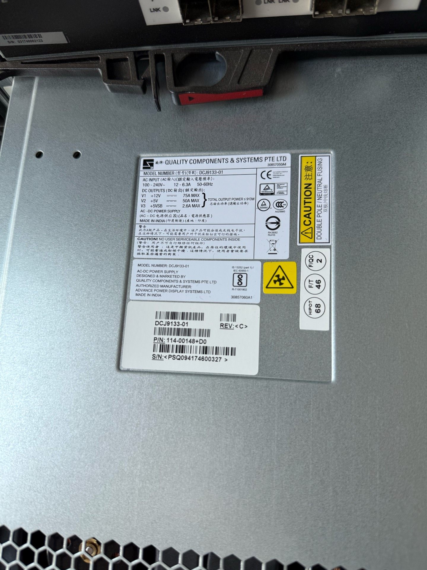 DCJ9133-01 114-00148+F0 E0   N