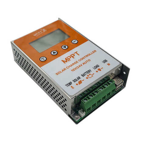 定制光伏厂储能mppt-控制器10a房车20a12v控制系统-家用24v太阳能