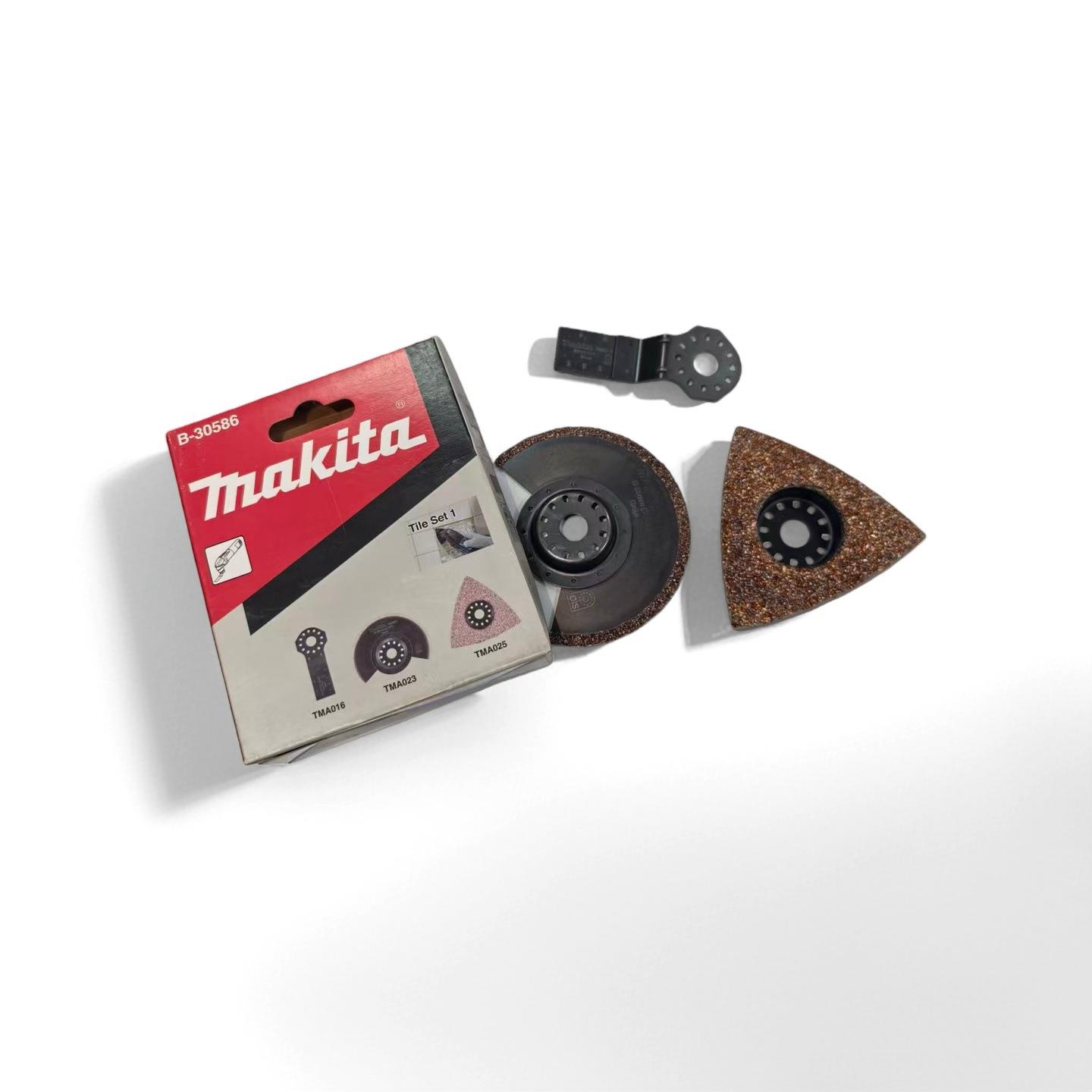 Makita牧田万用宝锯片砂纸多功能工具配件木材瓷砖切割打磨套装