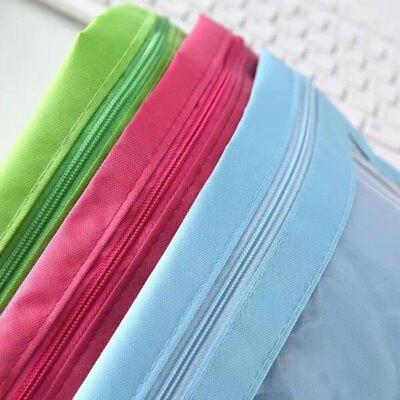 Zippered Binder Pencil Pouch Pen Case Stationery