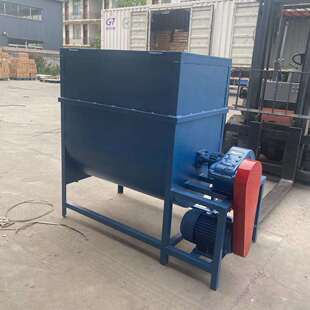 兰花土生产设备1立方卧式混合机螺带可做双轴加粗加宽设计混料机