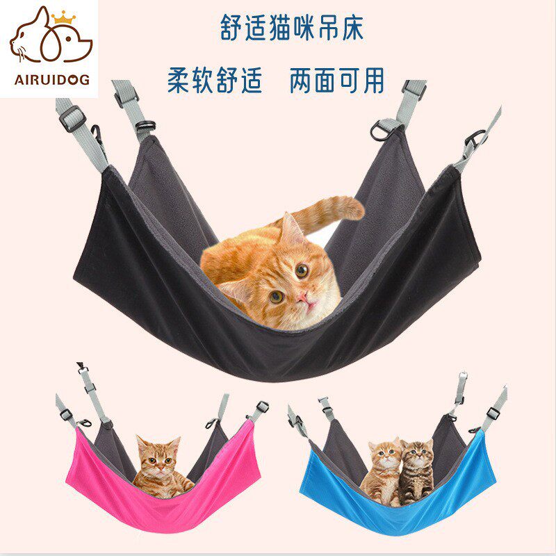 热卖宠物四季通用猫猫 别墅猫笼吊床 加厚悬挂式可调节好清洗猫窝