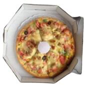 323741比000只塑固料白色披萨三架角架外卖防粘连萨支撑匹萨定支