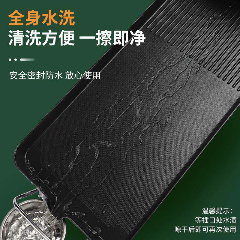 电烤炉家用烟韩式烧烤盘烤板烤肉盘小烧烤架多能室内jms16无烧功