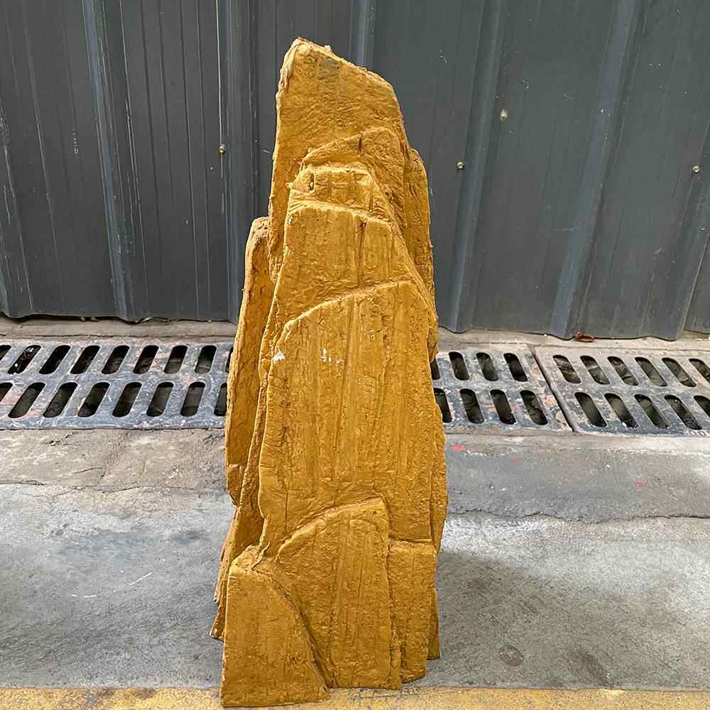 新中式仿真假石仿真石头软装公JGSys645园模酒山店假山造景型斧劈