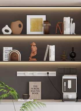 匠十三 简约现代家居装饰品套装摆件客厅大地色高档酒柜书房摆件