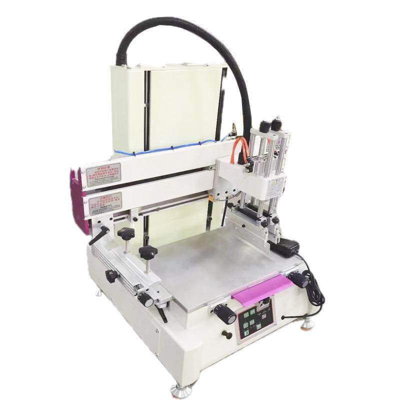 小型台式丝印机金属塑料硅胶桌式半自动印花机半自动平面丝印机