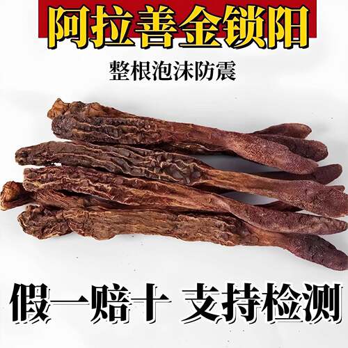 金锁阳整根500g内蒙古阿拉善荒漠肉苁蓉搭淫羊藿玛咖泡酒料锁阳片