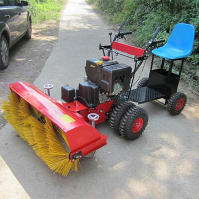 小型扫雪机多功能清雪车设备低油耗大面积扫雪机清雪机器