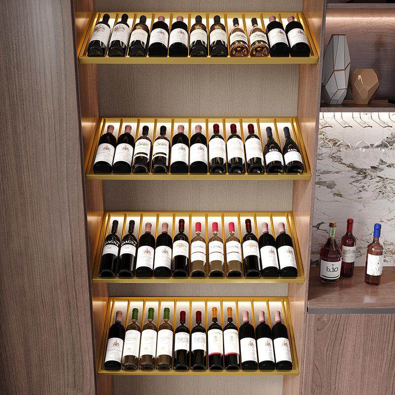 需定制定制红酒架子高端客厅酒柜斜放悬挂摆件酒窖酒瓶葡萄酒展示