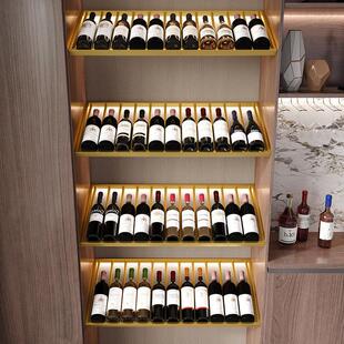 需定制定制红酒架子高端客厅酒柜斜放悬挂摆件酒窖酒瓶葡萄酒展示