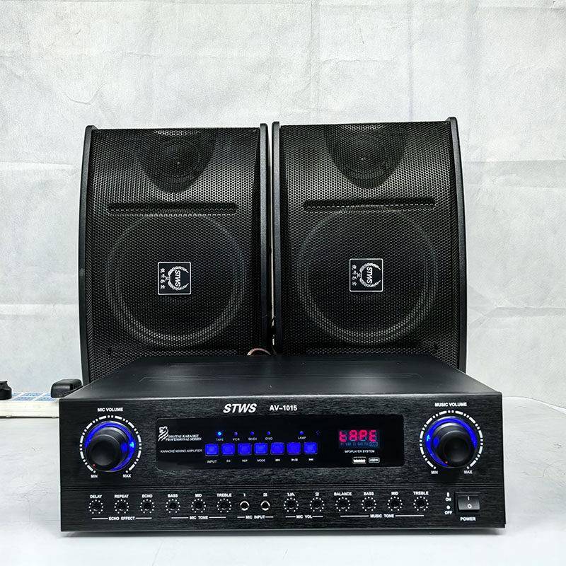 专业音响10寸8寸家庭舞台ktv音响卡包箱壁挂音箱套装重低音家用