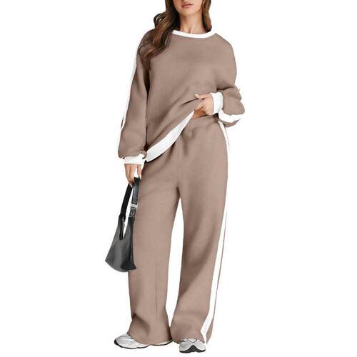 Womens Casual Chic Fleece Loose Piece Outfit Sweatsuit