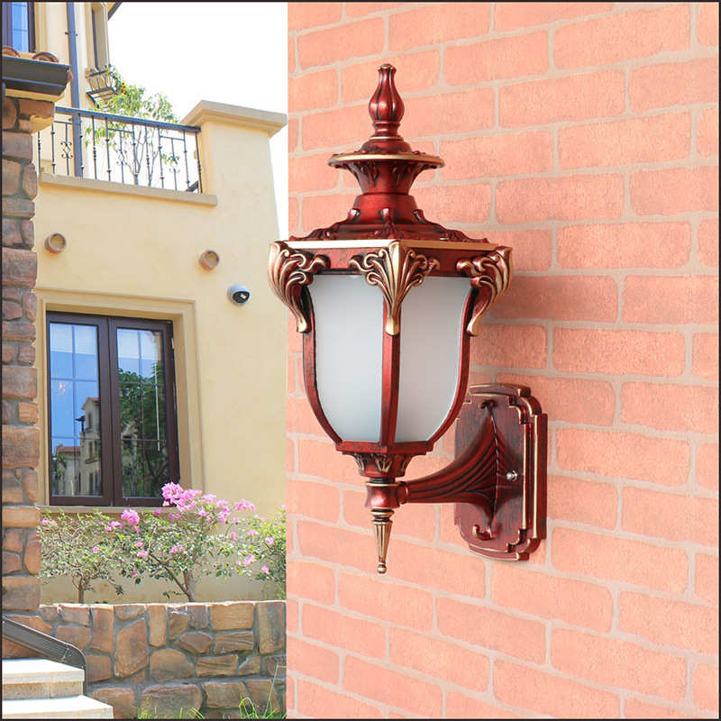 户外防水壁灯欧式阳台楼梯外墙灯室外复古别墅花园大门过道庭院灯